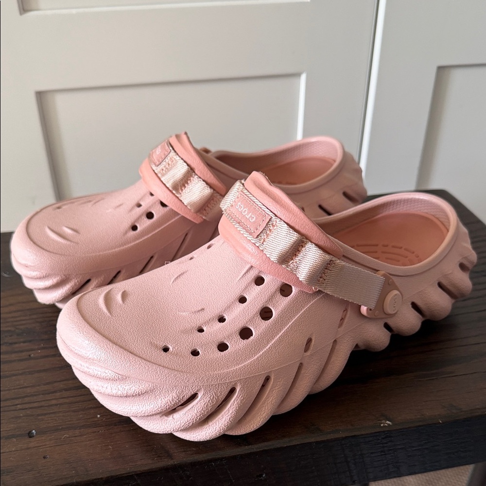 Pink Crocs
